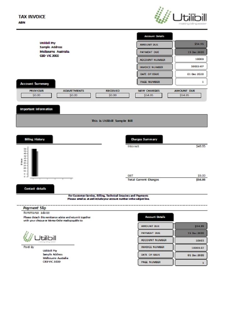  Minol USA business utility bill 